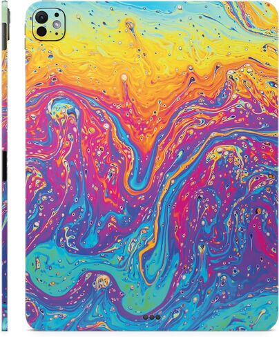 Carbon Fiber Skin Compatible with Apple iPad Pro 11 (M4) 2024 - Bullet Holes - Premium 3M Vinyl Protective Wrap Decal Cover - Easy to Apply | Crafted in The USA by MightySkins in Kuwait