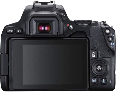 كاميرا Canon EOS Rebel SL3 DSLR مع عدسة EF-S مقاس 18-55 مم f/4-5.6 هي عدسة STM مع حزمة ملحقات فاخرة in Saudi Arabia