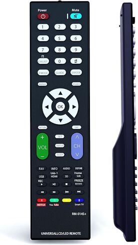 2024 Universal Remote Control for LG,Sony,Samsung,Sharp,Panasonic,Toshiba,Philips,Haier,HITACHI&SANYO,TCL&KONKA,AOC and Other Brands LCD/LED 3D HDTV Smart TV Remote Control RM-014S+ in Saudi Arabia