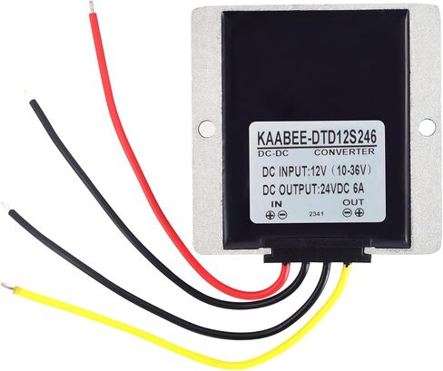 24V Voltage Stabilizer DC-DC Automatic Step Up Down Regulator 10V-36V to 24V Buck Boost Power Converter for GolfCart Motor Car Truck Vehicle Boat Solar E-Bike LED (10A-240W) in Kuwait