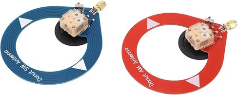 2Pcs Donut MW SW Antenna Improve Reception Effect with Portable Mini Antenna for Shortwave Radio in Saudi Arabia