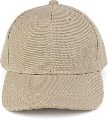 Trendy Apparel Shop Plain Infants Size Structured Adjustable Baseball Cap in Saudi Arabia