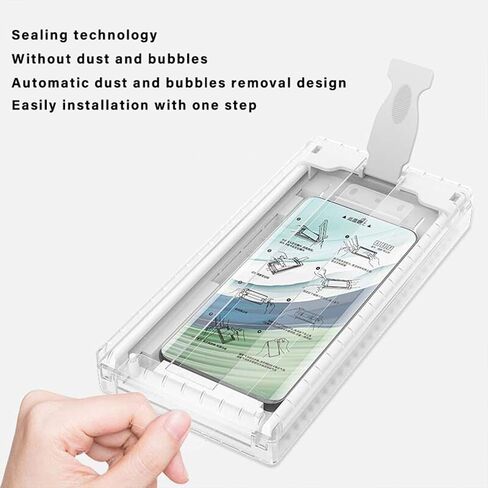 2Pack Screen Protector for Samsung Galaxy S23 Ultra/S22 Ultra, Auto-Alignment Kit,3-Second Installation, Bubble-Free & Self-Healing, 3D Curved Full Coverage & Scratch Resistant，Not Glass in Saudi Arabia