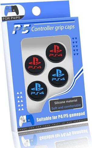 Analog Stick Joystick Thumb Grip Cover Cute 3D Thumb Cap for PlayStation PS5, PS4, Xbox One, Xbox Series X/S, Nintendo Switch Pro Controller. [Set of 4] (ADR) in Saudi Arabia