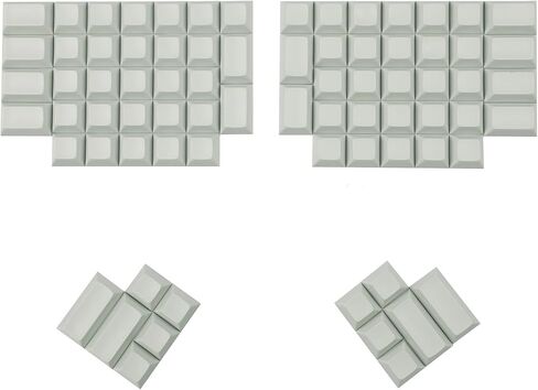 YMDK DSA Profile PBT Blank Keycap Set for Ergo Ergodox Planck Preonic Lily 58 Keyboard in Saudi Arabia