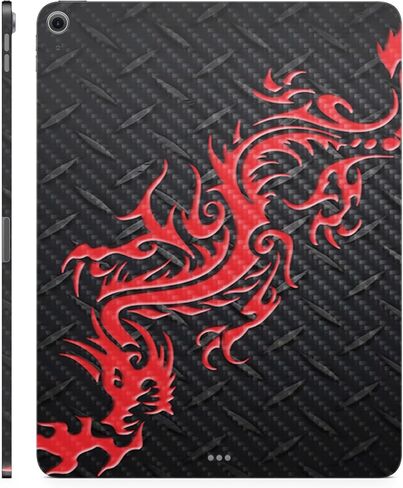 Carbon Fiber Tablet Skin Compatible with Apple iPad Air 13 (M2) 2024 - Awesome 80s - Premium 3M Vinyl Protective Wrap Decal Cover - Easy to Apply | Crafted in The USA by MightySkins in Kuwait