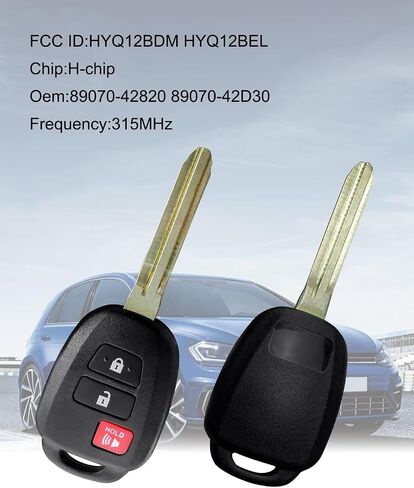 مفتاح Fob بديل عن بعد مناسب لسيارة Toyota RAV4 Tacoma Prius C 2013-2021، مفتاح السيارة عن بعد Relpace 89070-42D30، جهاز التحكم عن بعد للدخول بدون مفتاح H Chip 89070-42820 in Saudi Arabia