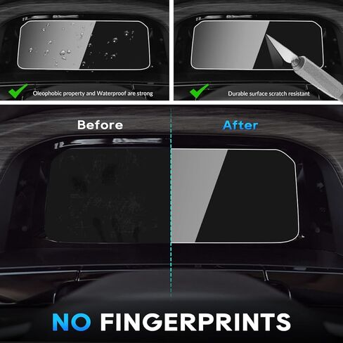 واقي شاشة ملاحة INTGET لعام 2024 VW Volkswagen Atlas/Cross Sport Accessories SE SEL R-Line Car GPS من الزجاج المقسى شاشة لمس مركزية شاشة تعمل باللمس (10.3 بوصة) in Kuwait