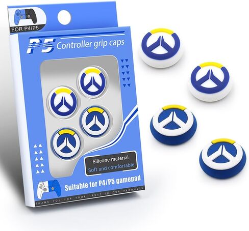 Analog Stick Joystick Thumb Grip Cover Cute 3D Thumb Cap for PlayStation PS5, PS4, Xbox One, Xbox Series X/S, Nintendo Switch Pro Controller. [Set of 4] (ADR) in Saudi Arabia