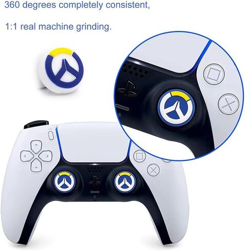 Analog Stick Joystick Thumb Grip Cover Cute 3D Thumb Cap for PlayStation PS5, PS4, Xbox One, Xbox Series X/S, Nintendo Switch Pro Controller. [Set of 4] (ADR) in Saudi Arabia