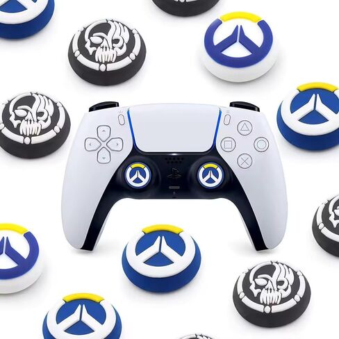 Analog Stick Joystick Thumb Grip Cover Cute 3D Thumb Cap for PlayStation PS5, PS4, Xbox One, Xbox Series X/S, Nintendo Switch Pro Controller. [Set of 4] (ADR) in Saudi Arabia