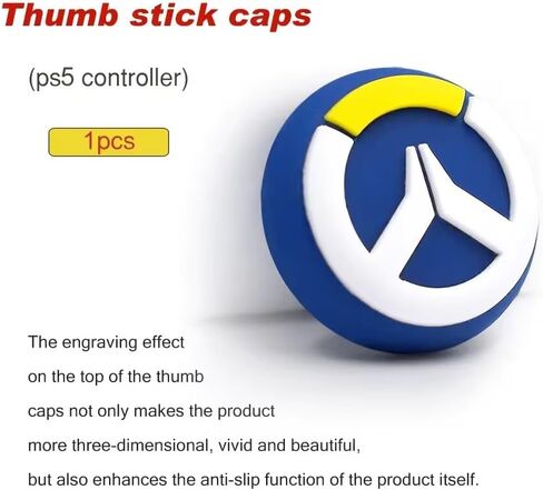 Analog Stick Joystick Thumb Grip Cover Cute 3D Thumb Cap for PlayStation PS5, PS4, Xbox One, Xbox Series X/S, Nintendo Switch Pro Controller. [Set of 4] (ADR) in Saudi Arabia
