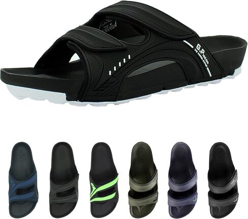 PIRO Unisex Orthoheel High Density Gel Slide Sandals Water Release Sole in Saudi Arabia