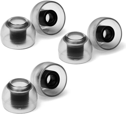 AZLA SednaEarfit Crystal Standard (M/ML/L) - Earbud Tips for Wireless Headphones - Noise Canceling Earbuds Replacement Tips - Eartips Compatible with Shure, Sony, Beats, Sennheiser, Jabra, and JBL in Saudi Arabia