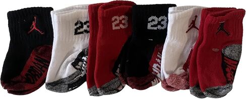 JORDAN Baby Boys' Ankle Socks Lightweight 6 Pairs 6-12 Months in Saudi Arabia