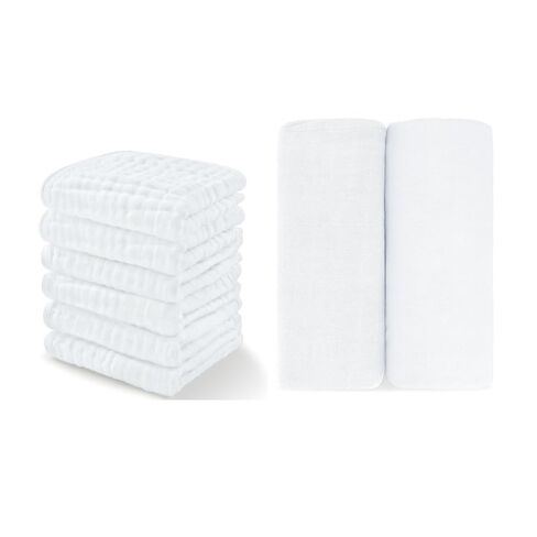 مجموعة مناشف الأطفال كومفي كابز و2 من بطانيات قماط الموسلين in Kuwait