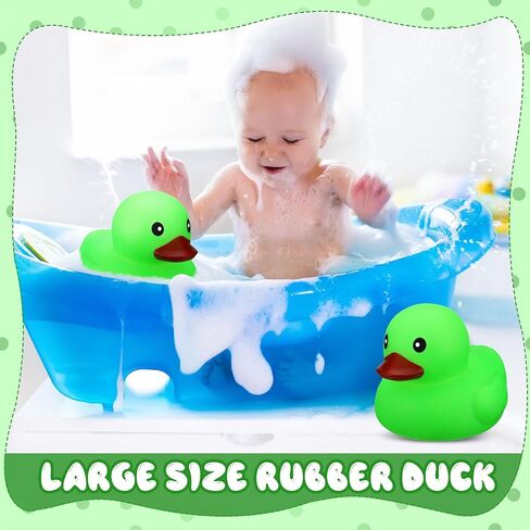 6 Pcs 6.7 Inch Large Glow in The Dark Rubber Ducks Luminous Ducks Light up Bathtub Toys for School Room Shower Home Birthday Party Favors Supplies Gifts Carnival Summer Beach Pool, Yellow in Saudi Arabia