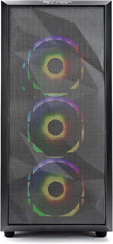 كمبيوتر سطح المكتب للألعاب Skytech Gaming Shadow - Intel Core i5 12600K 3.7 جيجا هرتز، NVIDIA RTX 4070، 1 تيرابايت NVME SSD، 16 جيجابايت DDR4 RAM 3200، 750 واط Gold PSU، 240 مم AIO، 11AC Wi-Fi، Windows 11 Home 64 بت، أسود in Kuwait