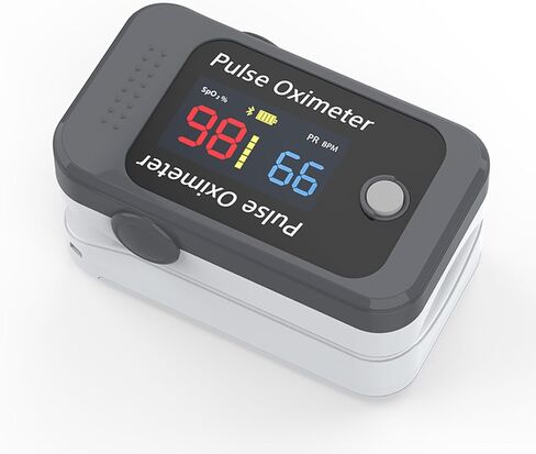 جهاز قياس التأكسج والنبض بأطراف الأصابع من بيري، جهاز قياس تشبع الأكسجين في الدم مع شاشة OLED، مقياس رقمي محمول (SpO2) in Kuwait