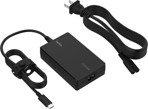 Belkin Connect 100W USB-C Core GaN Power Adapter, Fast-Charging Adapter w/Universal USB-C Compatibility, 100W Power Delivery, 8ft Power Cable for Gaming, MacBook Pro, PC Laptops, and Chromebook in Saudi Arabia