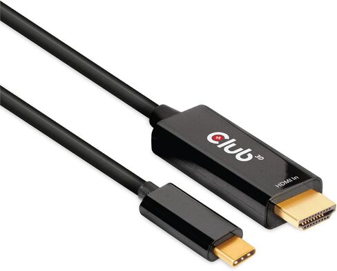 Club 3D CAC-1334 HDMI 2.0 إلى USB Type C 4K60 هرتز M/M كابل نشط 1.8 متر - 6 قدم لأنظمة ماك in Saudi Arabia