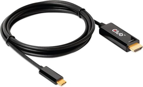 Club 3D CAC-1334 HDMI 2.0 إلى USB Type C 4K60 هرتز M/M كابل نشط 1.8 متر - 6 قدم لأنظمة ماك in Saudi Arabia