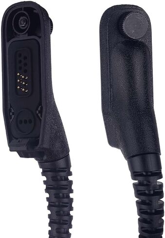 سماعة أذن لموتورولا APX4000 APX6000 APX7000 APX8000 XPR6350 XPR6550 XPR7350 XPR7550 XPR7580 جهاز اتصال لاسلكي ثنائي الاتجاه مع زوج واحد من قوالب الأذن المتوسطة وسماعات رأس أنبوبية صوتية سرية وميكروفون PTT in Kuwait