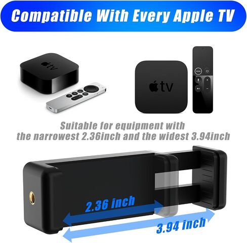 حامل على الحائط خلف التلفزيون متوافق مع Apple TV Roku TV مناسب لجميع الموديلات in Kuwait