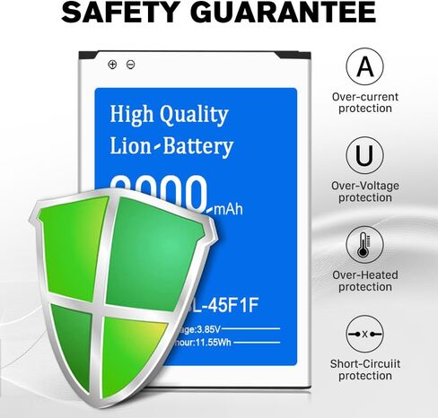 BL-45F1F Battery Replacement for LG Phoenix 3，3000mAH for LG LV3 Aristo M150 M151 MS210 M210 Phoenix 3 Risio 2 Fortune M153 Fortune 2 LMX210CM, LG BL-45F1F Battery with Manual in Kuwait