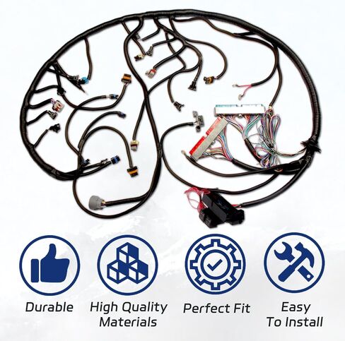 4L60E DBC Standalone Wiring Harness Replacement for 1999-2006 DBC LS1 4.8 5.3 6.0L, 4L60E Drive by Cable Stand Alone Wiring Harness in Saudi Arabia