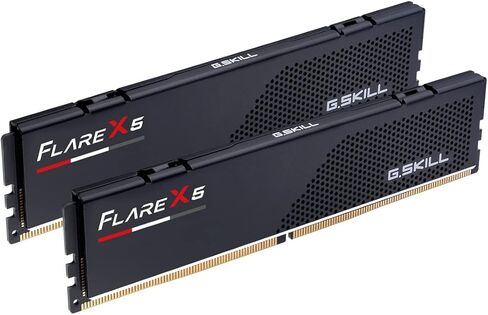 G.SKILL Flare X5 Series (AMD Expo) DDR5 RAM 96GB (2x48GB) 5200MT/s CL40-40-40-83 1.10V Desktop Computer Memory UDIMM - Matte Black (F5-5200J4040A48GX2-FX5) in Saudi Arabia
