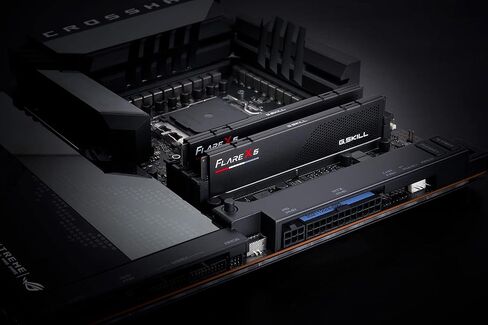 G.SKILL Flare X5 Series (AMD Expo) DDR5 RAM 96GB (2x48GB) 5200MT/s CL40-40-40-83 1.10V Desktop Computer Memory UDIMM - Matte Black (F5-5200J4040A48GX2-FX5) in Saudi Arabia