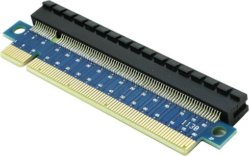Sintech PCIe 16x Riser Card,PCI-e Express 3.0 16X Male to Female Extension Card for GPU Graphics Card(90Degree 1.8CM Height) in Saudi Arabia