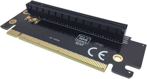 Sintech PCIe 16x Riser Card,PCI-e Express 3.0 16X Male to Female Extension Card for GPU Graphics Card(90Degree 1.8CM Height) in Kuwait