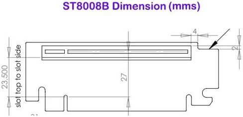 Sintech PCIe 16x Riser Card,PCI-e Express 3.0 16X Male to Female Extension Card for GPU Graphics Card(90Degree 1.8CM Height) in Kuwait