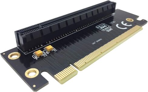 Sintech PCIe 16x Riser Card,PCI-e Express 3.0 16X Male to Female Extension Card for GPU Graphics Card(90Degree 1.8CM Height) in Kuwait