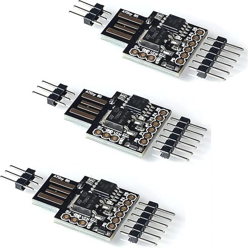 3Pcs Digispark Kickstarter ATTINY85 Universal Micro USB Development Board Module Compatible Version for Arduino. in Saudi Arabia