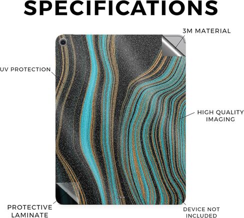 غلاف الكمبيوتر اللوحي من ألياف الكربون متوافق مع Apple iPad Air 11 (M2) 2024 - طريق طويل إلى Fuji - غطاء لاصق واقٍ ملتف من الفينيل الفاخر 3M - سهل الاستخدام، صُنع في الولايات المتحدة الأمريكية بواسطة MightySkins in Kuwait