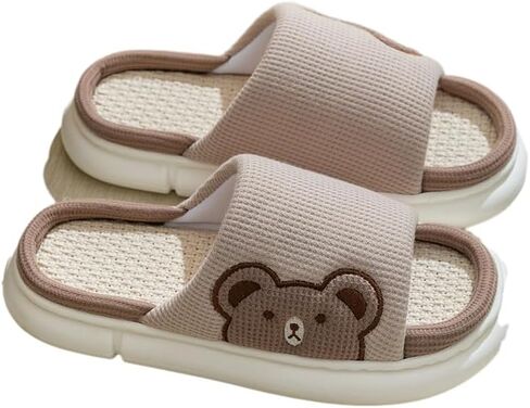 Cute Bunny Slippers Kawaii Bear Slipper for Women Men Indoor Animal House Slippers in Saudi Arabia