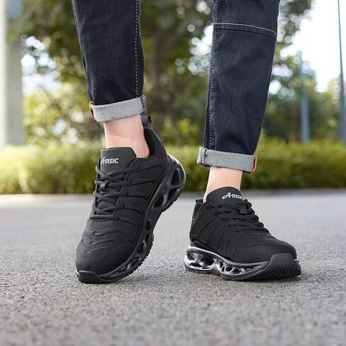 Steel Toe Shoes for Men Women Comfortable Lightweight Safety Shoes Indestructible Non Slip Work Shoes for Men Puncture Proof Composite Toe Sneakers for Construction in Saudi Arabia