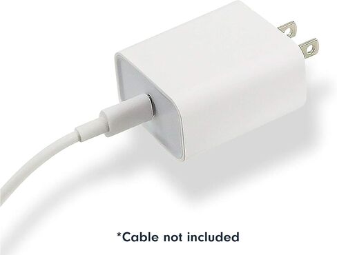 محول طاقة Sonix USB-C، كتلة شاحن حائط، شحن سريع 18 وات، متوافق مع هواتف Apple iPhone 15، 14، 13، 12 Series، أبيض in Saudi Arabia