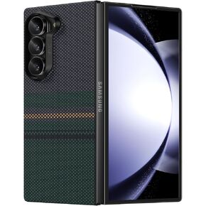 غطاء خلفي لهاتف Samsung Z Fold 6 من BENKS، سلسلة Aurora ArmorAir لهاتف Galaxy Z Fold 6، نحيف وخفيف للغاية، متوافق مع PowerShare والشحن اللاسلكي، مصمم مع Dupont Kevlar 600D و1500D أسود in Kuwait
