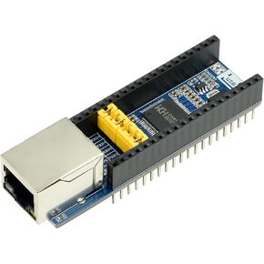 waveshare Ethernet to UART Converter for Raspberry Pi Pico, 10/100M Ethernet Full-Duplex/Half-Duplex KEEPALIVE Mechanism Support 2-CH Ethernet to UART Data Transparent Transmission