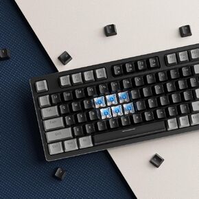 SAMA ZA981B 98-Key لوحة مفاتيح ميكانيكية متعددة الوظائف للألعاب بإضاءة خلفية مع USB لأجهزة الكمبيوتر المكتبية وأجهزة الكمبيوتر المحمولة in Kuwait