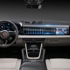 Anggy Screen Protector Compatible with Porsche Cayenne 2024,HD Clear,Anti Scratch,Multimedia Display Accessories Compatible with Cayenne Center and Passenger Touchscreen