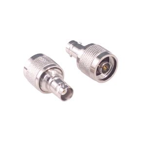 2pcs N to BNC Coax Connector N Type Male to BNC Female RF Coaxial Adapter Antenna Converter for Radio(F137-2)