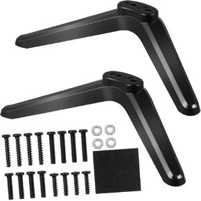 IMIKEYA 2 Pcs Tv Base Bracket Tv Holder Mounts 55 Inch Tv Replacement Legs Table Top Tv Stand Base Universal Tv Stand Tv Stand Decor Tv Brackets Represent Plastic Fall to The Ground