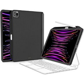SwitchEasy CoverBuddy [Textured] iPad Pro 11" Case Compatible with Magic Keyboard & Smart Keyboard Folio (Keyboard Not Included) | for 11" iPad Pro 1st-4th Gen / 10.9" iPad Air 4 & 5, Leather Black