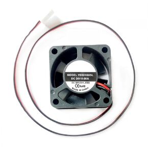 Cooling 30mm Case PC Fan for 30mm x 30mm x 10mm DC 24V 0.08A 3010 Brushless 2-Pin XH2.54 8100RPM