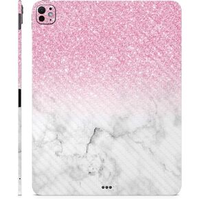 Carbon Fiber Skin Compatible with Apple iPad Pro 13 (M4) 2024 - Marble Glitz - Premium 3M Vinyl Protective Wrap Decal Cover - Easy to Apply | Crafted in The USA by MightySkins